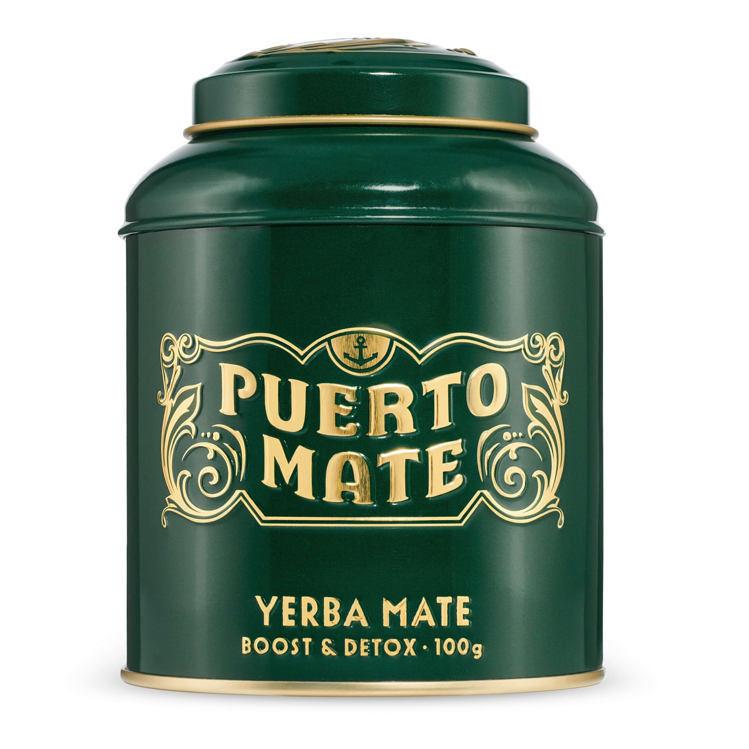 PUERTO MATE® – Yerba Mate Tee (100g) in edler Teedose im klassischen  Design. – PUERTO MATE®